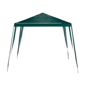 Toldo 2,4x2,4 m verde/blanco Outzen