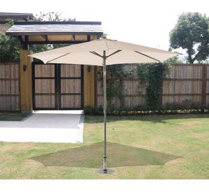 Sombrilla metálica 3 m crudo Outzen