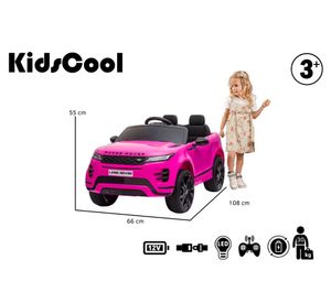 Auto a batería Range Rover Evoque rosado