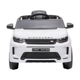 Auto a batería Land Rover Discovery tipo SUV blanco