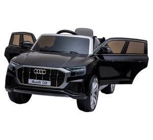Auto a batería Q8 tipo SUV negro