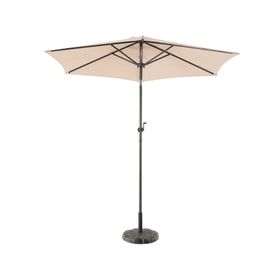 Sombrilla metálica 2,4 m crudo Outzen