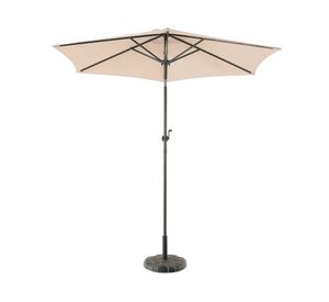 Sombrilla metálica 2,4 m crudo Outzen