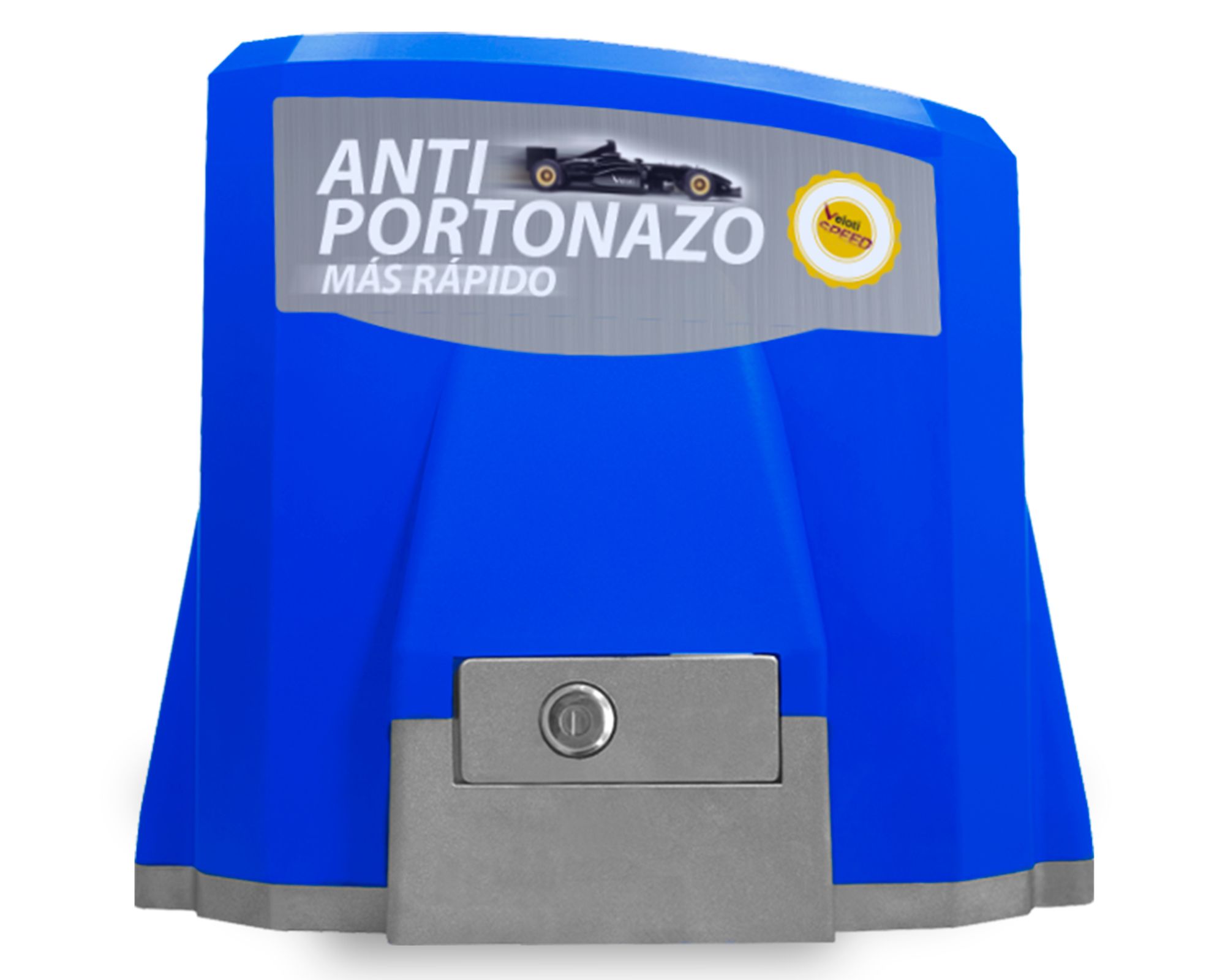 Kit motor portón corredera Speed 1200 kg azul Veloti