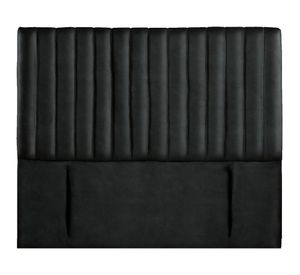 Respaldo King Sorrento cuero negro Latam Home