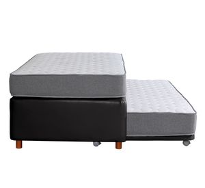 Cama nido 1.5 plazas Zen Best PU negro Latam Home