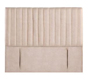 Respaldo King Sorrento cuero beige Latam Home