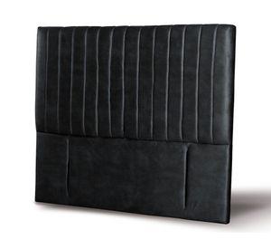 Respaldo King Sorrento cuero negro Latam Home