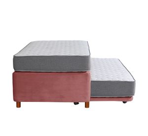 Cama nido 1.5 plazas Zen Best tela rosa Latam Home