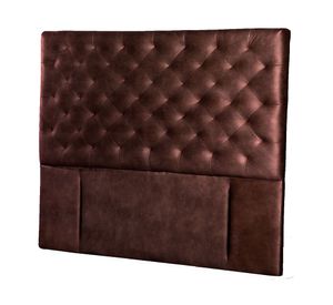 Respaldo King Brescia cuero café Latam Home