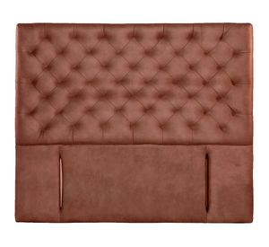 Respaldo King Brescia cuero tabaco Latam Home