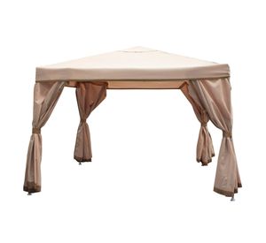 Pérgola 2,5x3x3 m Poly beige Outzen