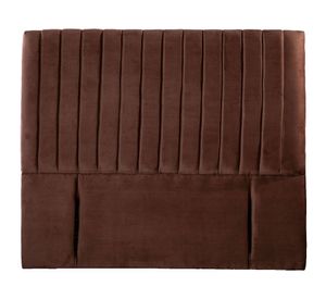 Respaldo King Sorrento tela chocolate Latam Home