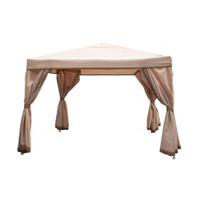 Pérgola 2,5x3x3 m Poly beige Outzen