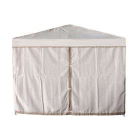 Pérgola 2,5x3x3 m Poly beige Outzen