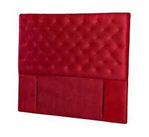 Respaldo King Brescia cuero rojo Latam Home