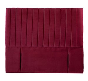 Respaldo King Sorrento tela burdeo Latam Home