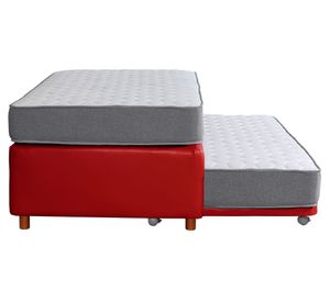 Cama nido 1.5 plazas Zen Best PU rojo Latam Home