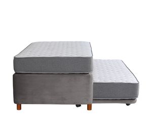 Cama nido 1.5 plazas Zen Best tela gris Latam Home
