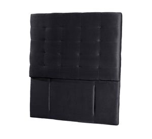 Respaldo 1 plaza Napoles tela negro Latam Home