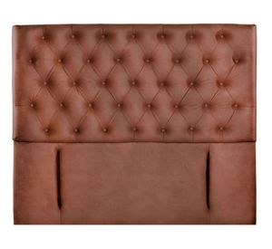 Respaldo King Florencia cuero tabaco Latam Home