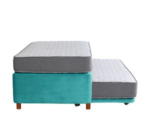 Cama nido 1.5 plazas Zen Best tela turquesa Latam Home