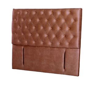 Respaldo King Florencia cuero tabaco Latam Home