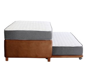Cama nido 1.5 plazas Zen Best cuero tabaco Latam Home