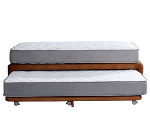 Cama nido 1.5 plazas Zen Best cuero tabaco Latam Home