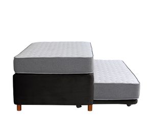 Cama nido 1.5 plazas Zen Best tela negro Latam Home
