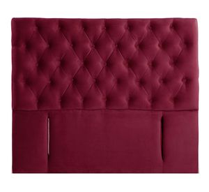 Respaldo King Florencia tela burdeo Latam Home