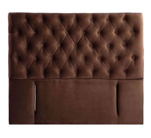 Respaldo King Florencia tela chocolate Latam Home