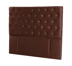 Respaldo King Florencia tela chocolate Latam Home