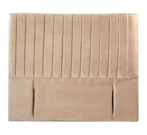 Respaldo King Sorrento tela beige Latam Home
