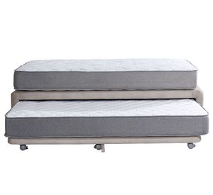 Cama nido 1.5 plazas Zen Best cuero gris Latam Home