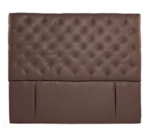 Respaldo King Brescia pu chocolate Latam Home