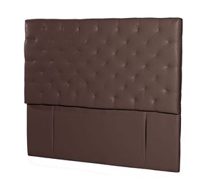 Respaldo King Brescia pu chocolate Latam Home