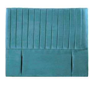 Respaldo King Sorrento tela turquesa Latam Home