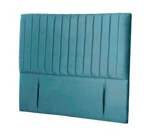 Respaldo King Sorrento tela turquesa Latam Home