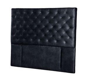 Respaldo King Brescia cuero negro Latam Home