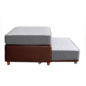 Cama nido 1.5 plazas Zen Best PU chocolate Latam Home