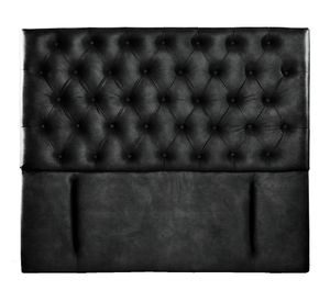 Respaldo 2 plazas Florencia cuero negro Latam Home