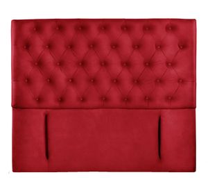 Respaldo King Florencia cuero rojo Latam Home