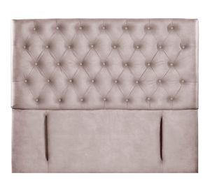 Respaldo King Florencia cuero gris Latam Home