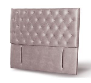 Respaldo King Florencia cuero gris Latam Home