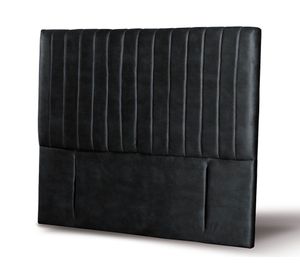 Respaldo 2 plazas Sorrento cuero negro Latam Home