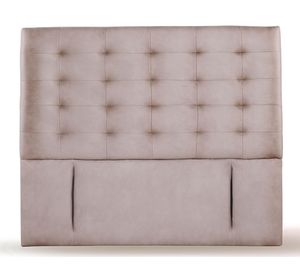 Respaldo 2 plazas Napoles cuero gris Latam Home