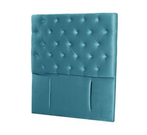 Respaldo 1 plaza Florencia tela turquesa Latam Home