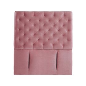 Respaldo 1 plaza Brescia tela rosa Latam Home