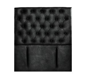 Respaldo 1 plaza Florencia cuero negro Latam Home